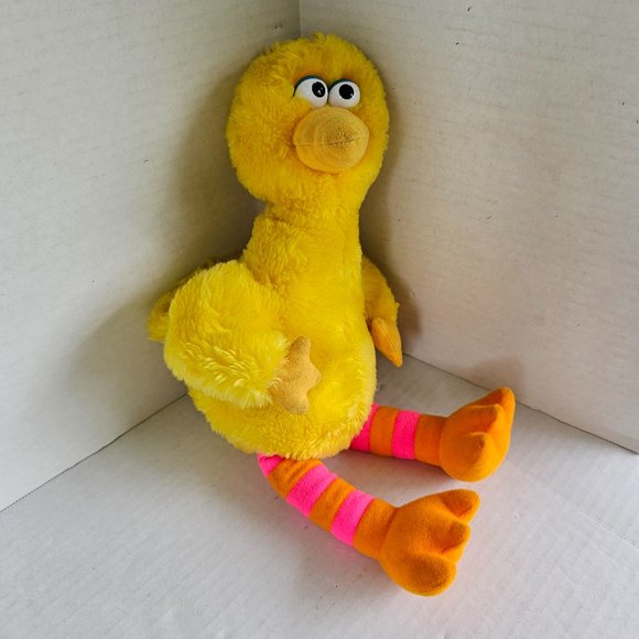 Applause 90s Sesame Street Stuffed Animal Yellow Big Bird Muppets 1992 Plush - Picture 4 of 14